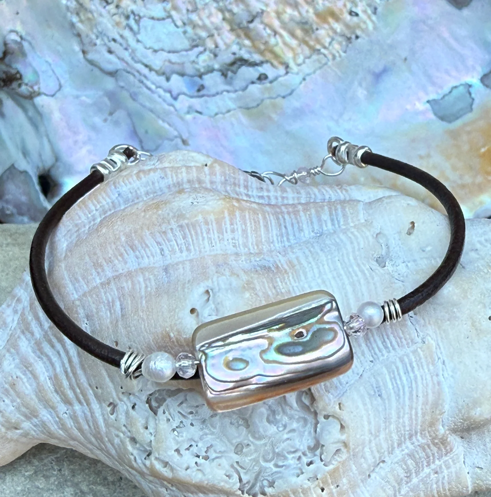 Abalone Peace Bracelet - Image 4