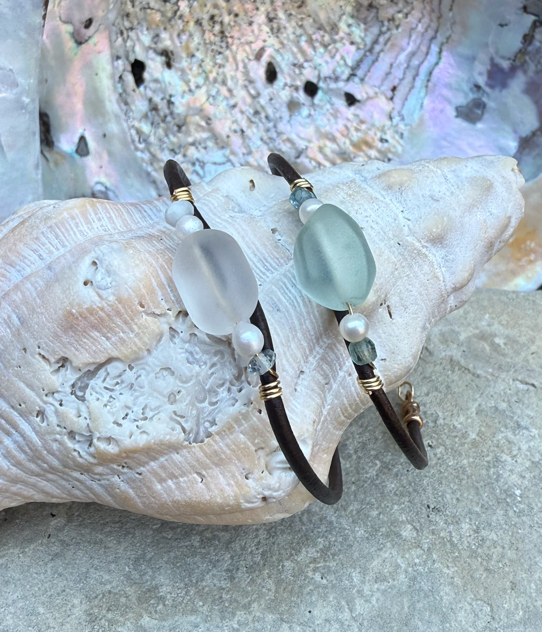 Calming Sea Glass Bracelet - Image 4