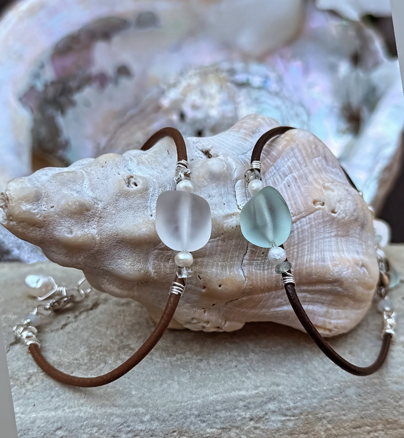 Calming Sea Glass Bracelet - Image 5