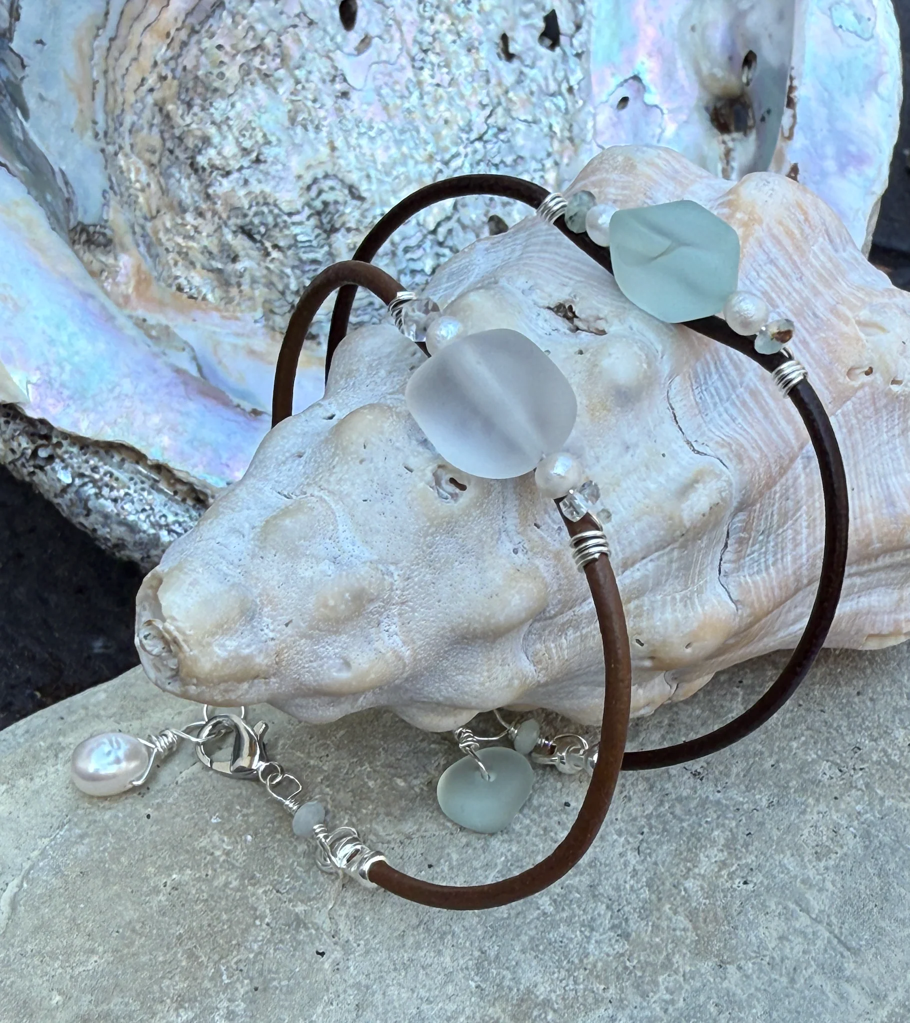 Calming Sea Glass Bracelet - Image 6