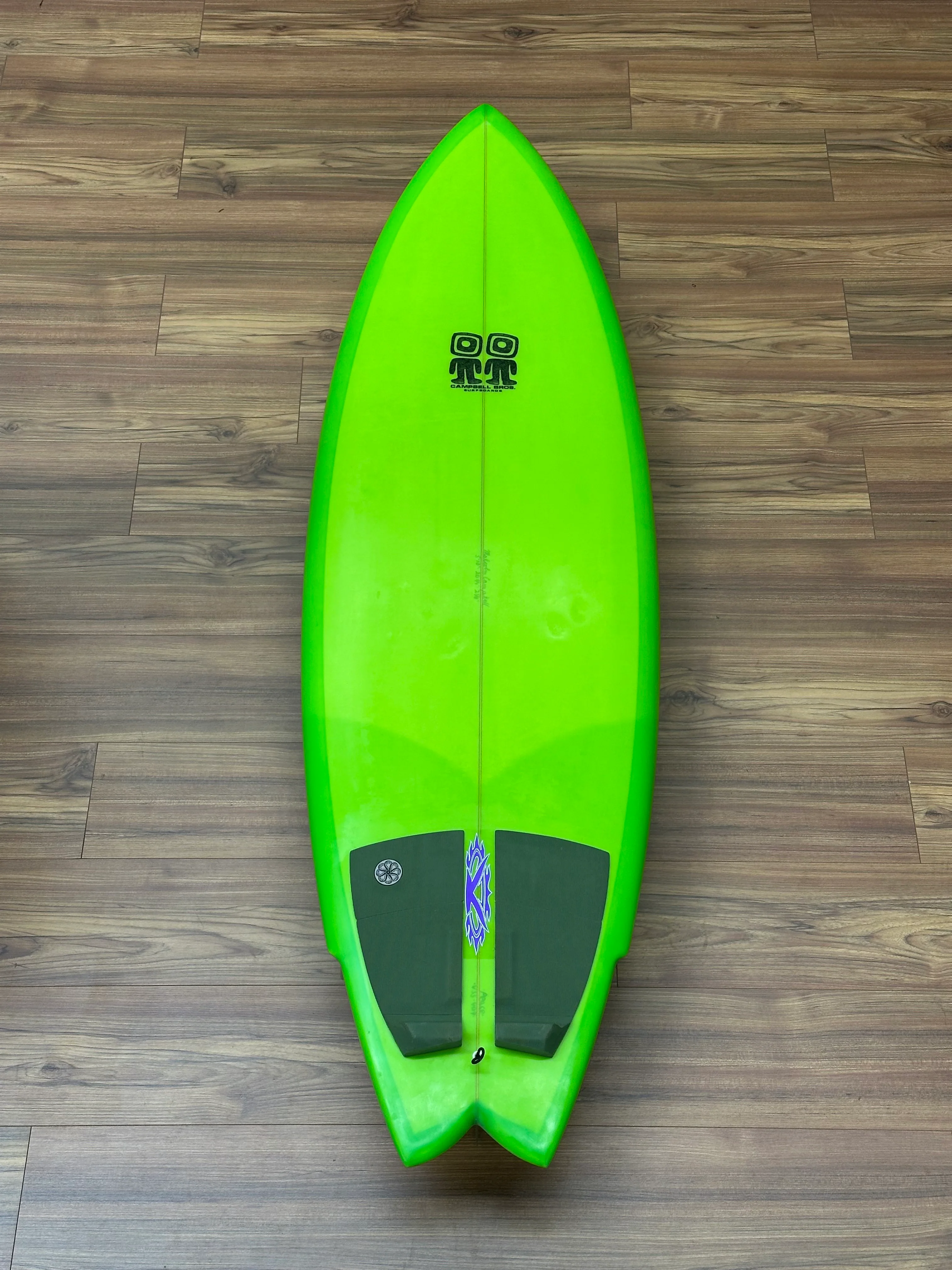 *SOLD* Campbell Bros | 5'10" Bonzer - Used Surfboard - Image 2