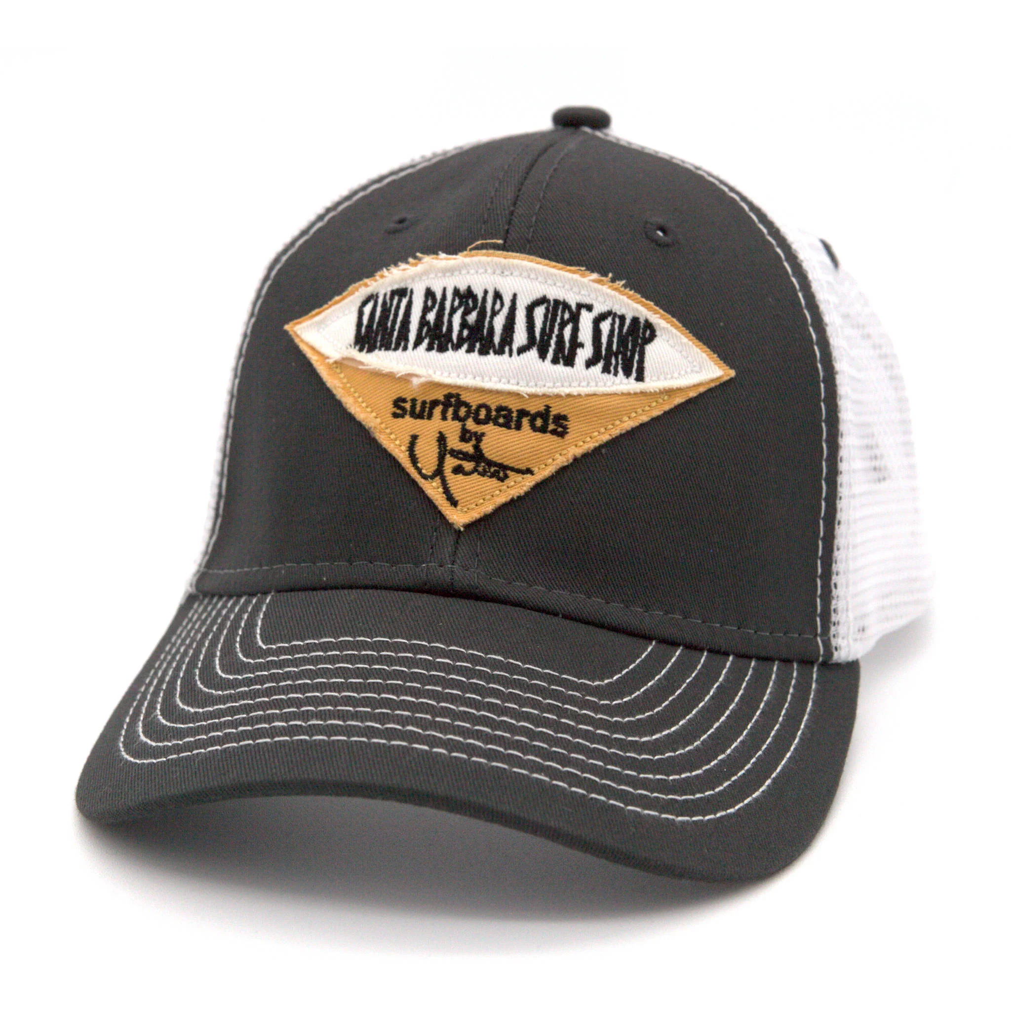 Santa Barbara Surf Shop Twill Patch Trucker Hat - Image 3