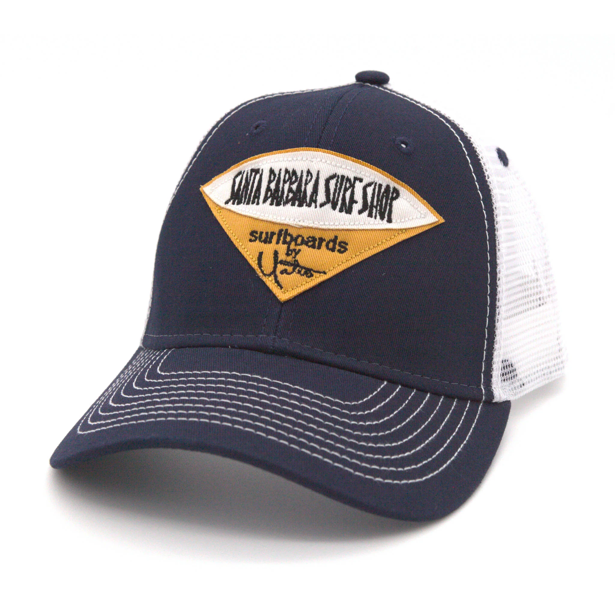 Santa Barbara Surf Shop Twill Patch Trucker Hat - Image 5