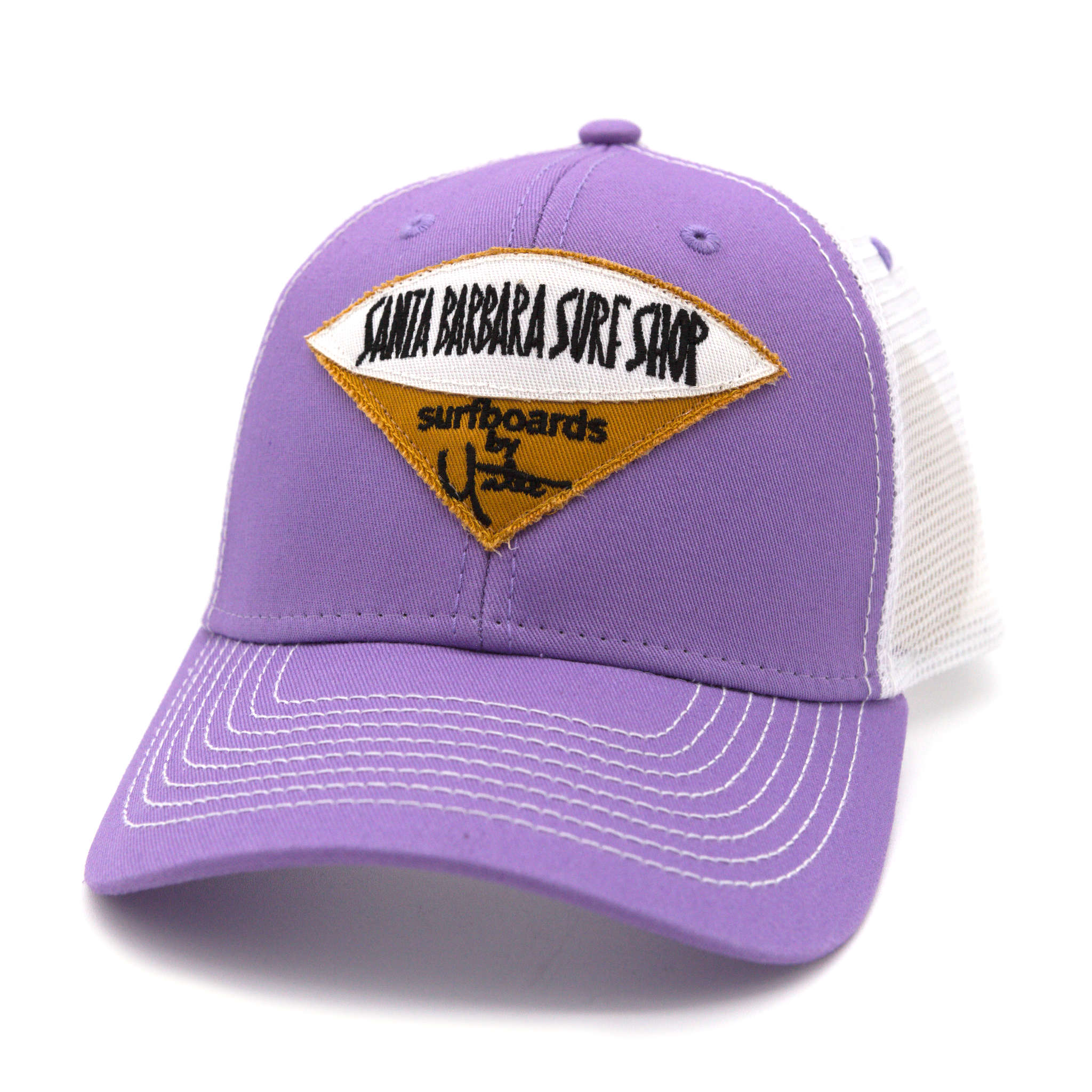 Santa Barbara Surf Shop Twill Patch Trucker Hat - Image 7