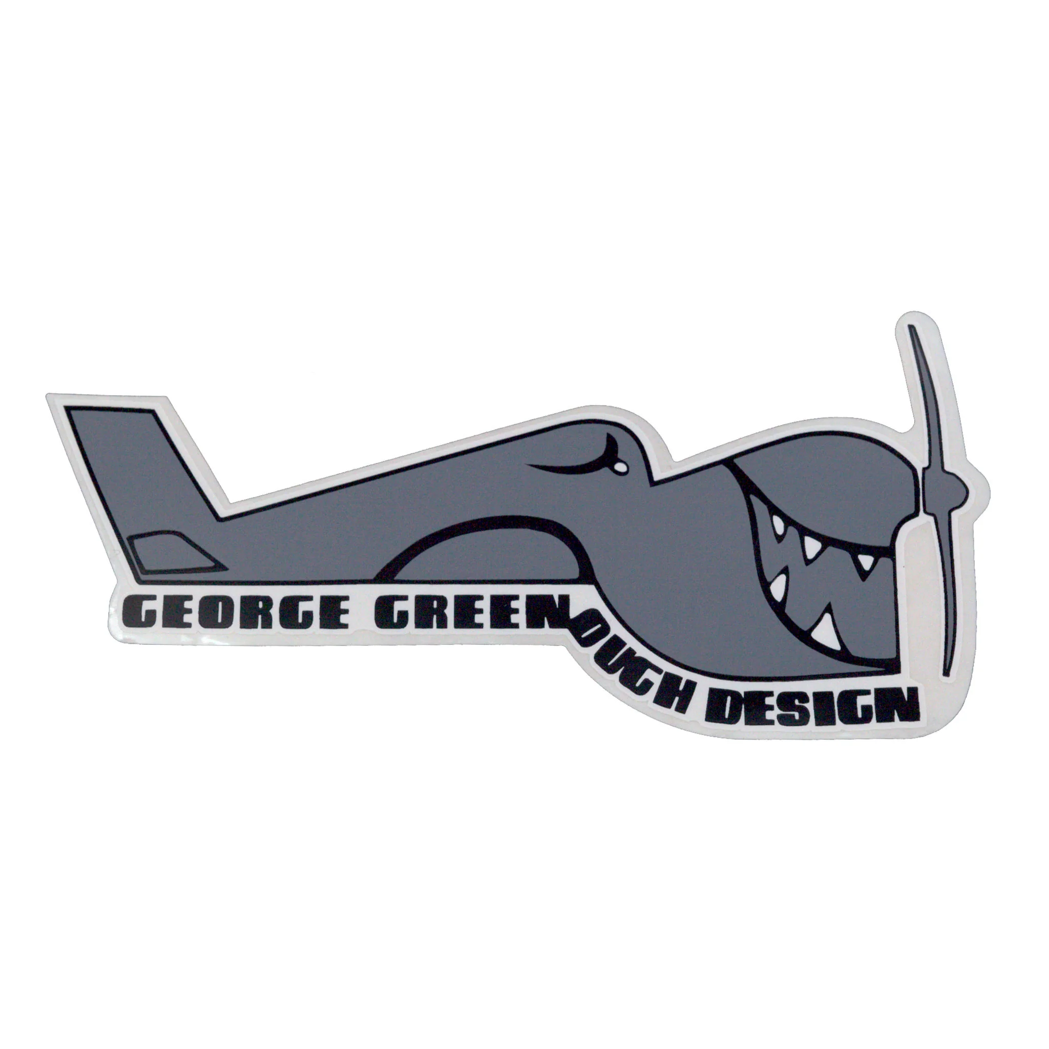 Greenough Sticker - Grey