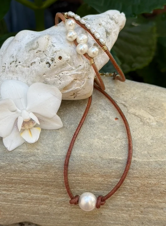 Ocean Jewel Freshwater Pearl Necklace - Image 4