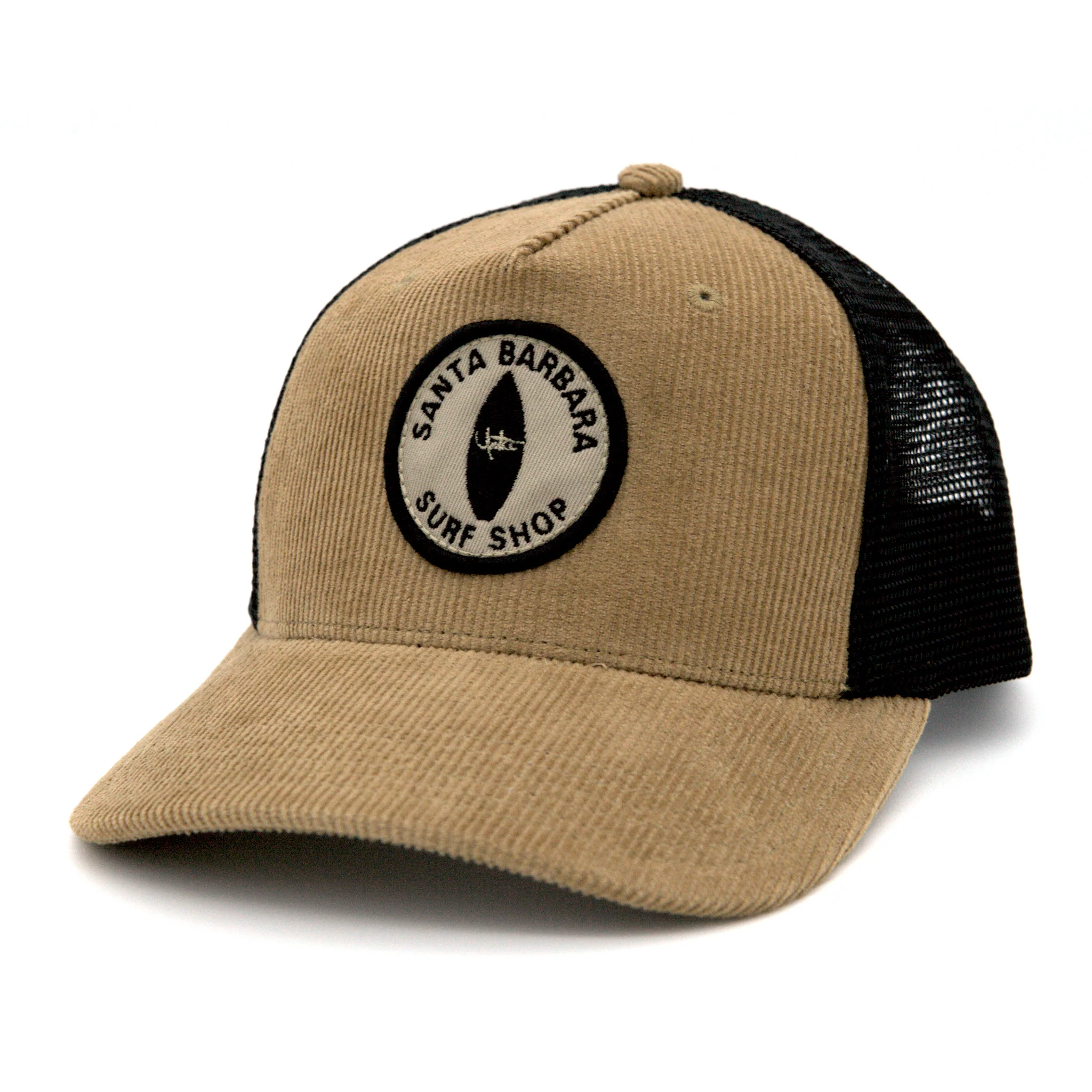 Santa Barbara Surf Shop Retro Corduroy Trucker Hat