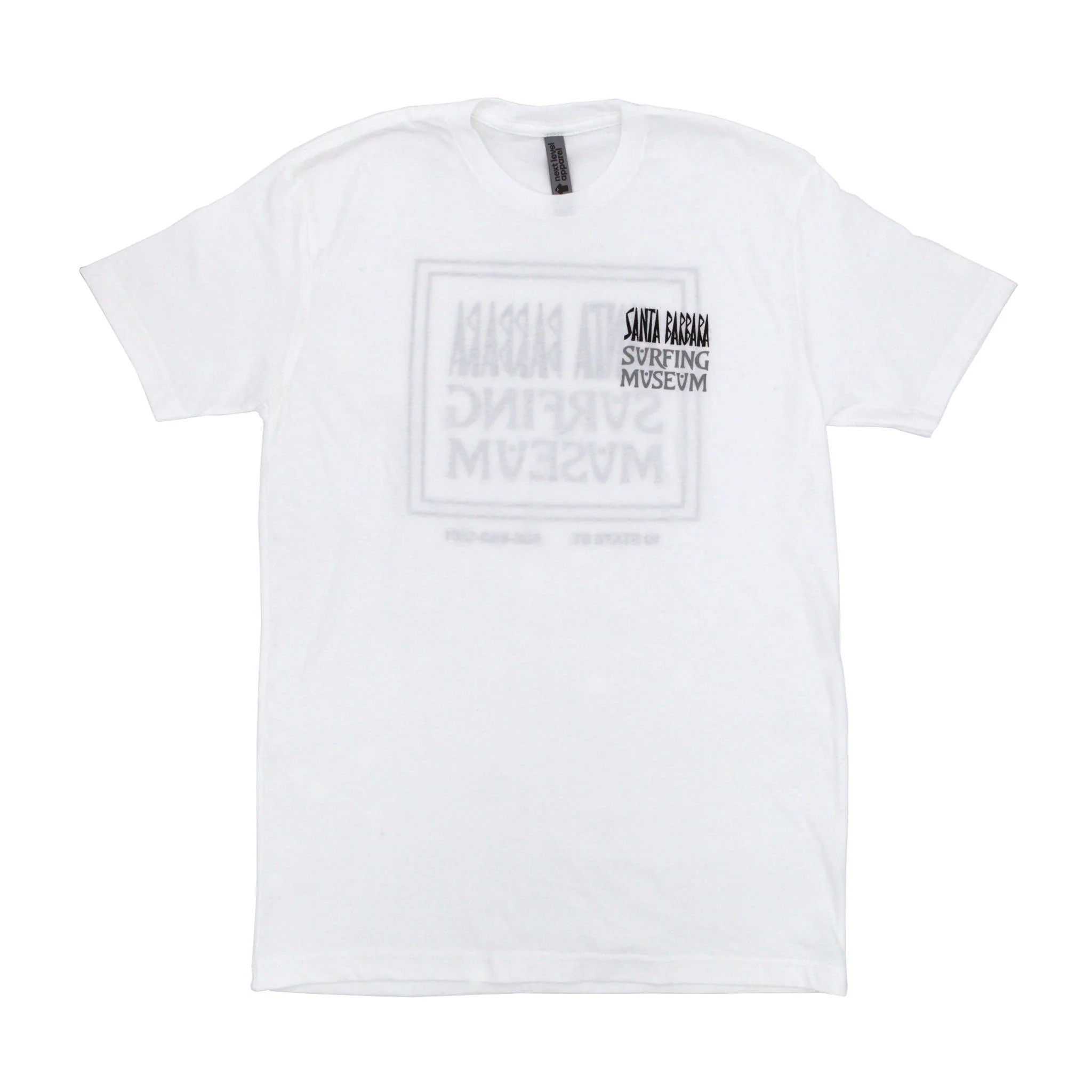 Santa Barbara Surf Shop Surf Museum Short Sleeve T-Shirt - Image 2