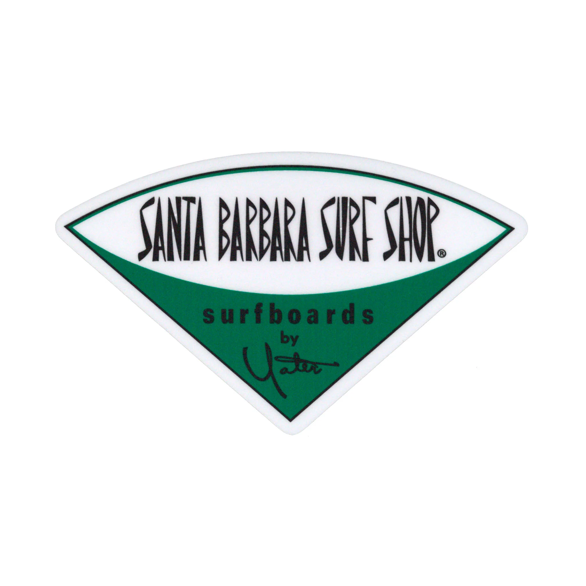 Santa Barbara Surf Shop Matte Finish Stickers - Large - Image 3