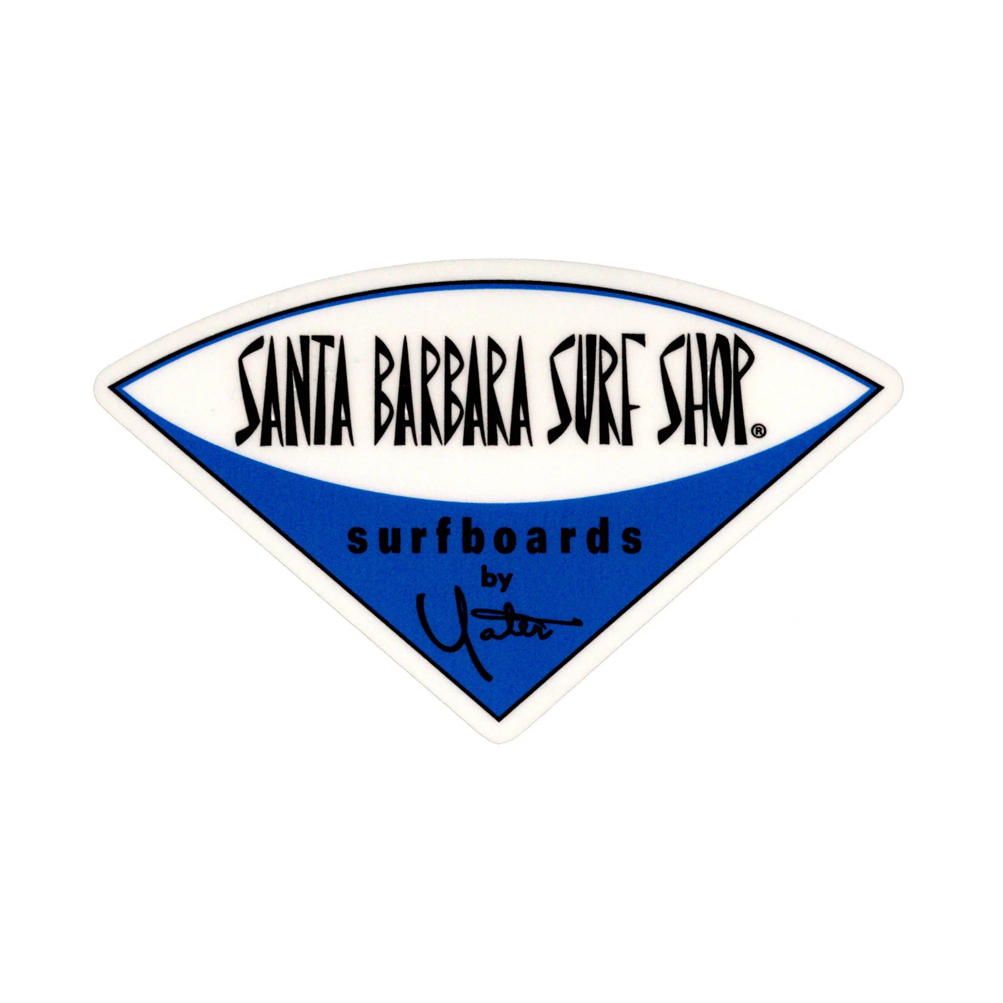 Santa Barbara Surf Shop Matte Finish Stickers - Large - Image 6