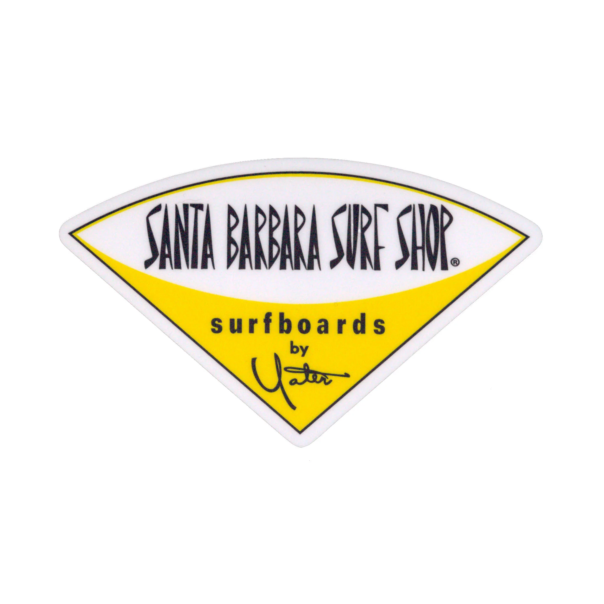 Santa Barbara Surf Shop Matte Finish Stickers - Large - Image 8