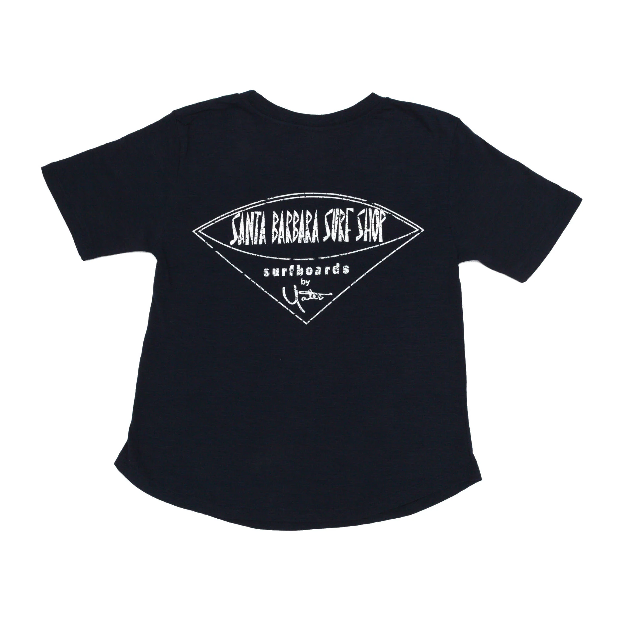 Santa Barbara Surf Shop Women's Distressed Short Sleeve T-Shirt - Image 3