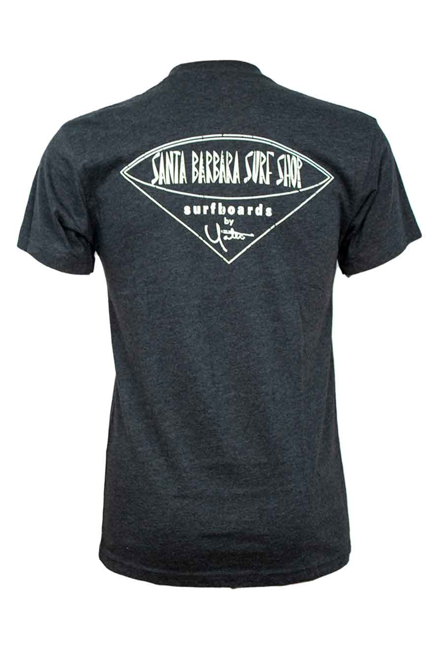 Santa Barbara Surf Shop Distressed Logo Short Sleeve T-Shirt - Image 3