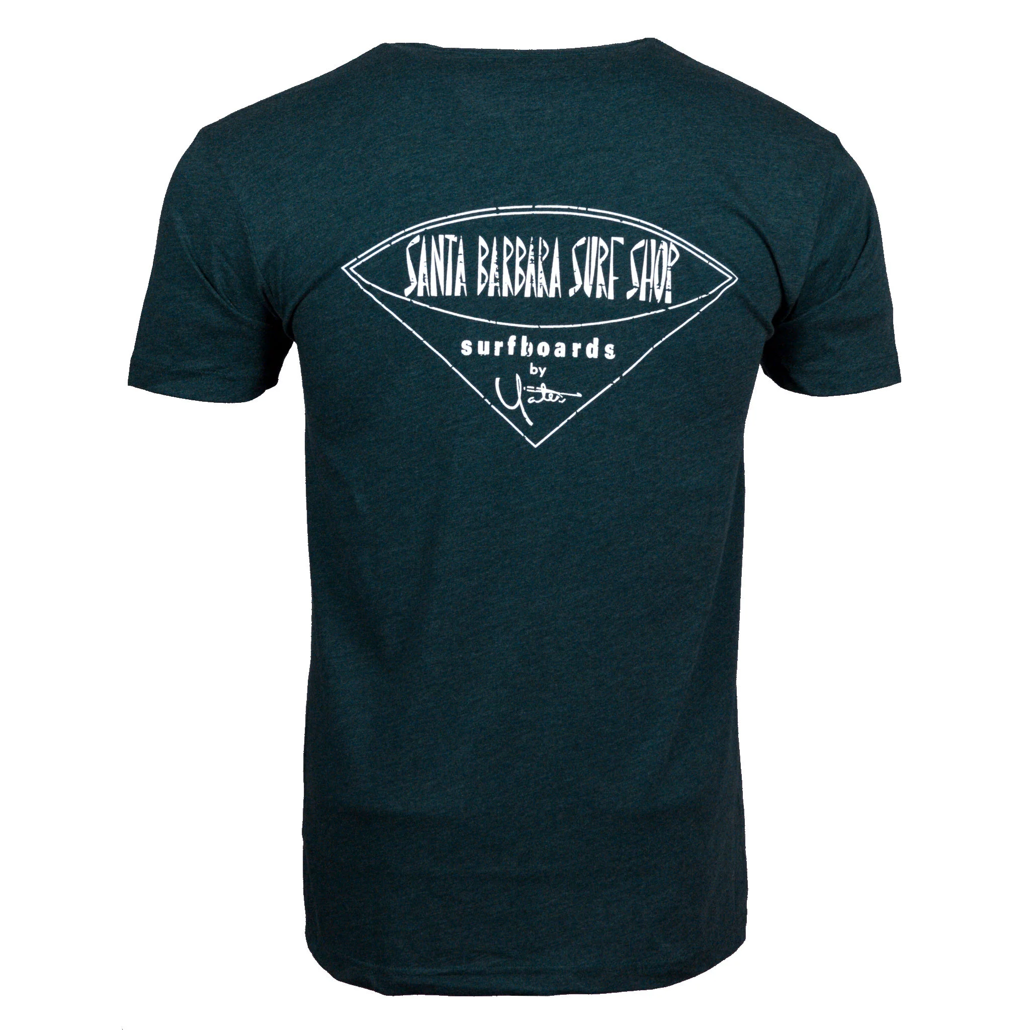 Santa Barbara Surf Shop Distressed Logo Short Sleeve T-Shirt - Image 5