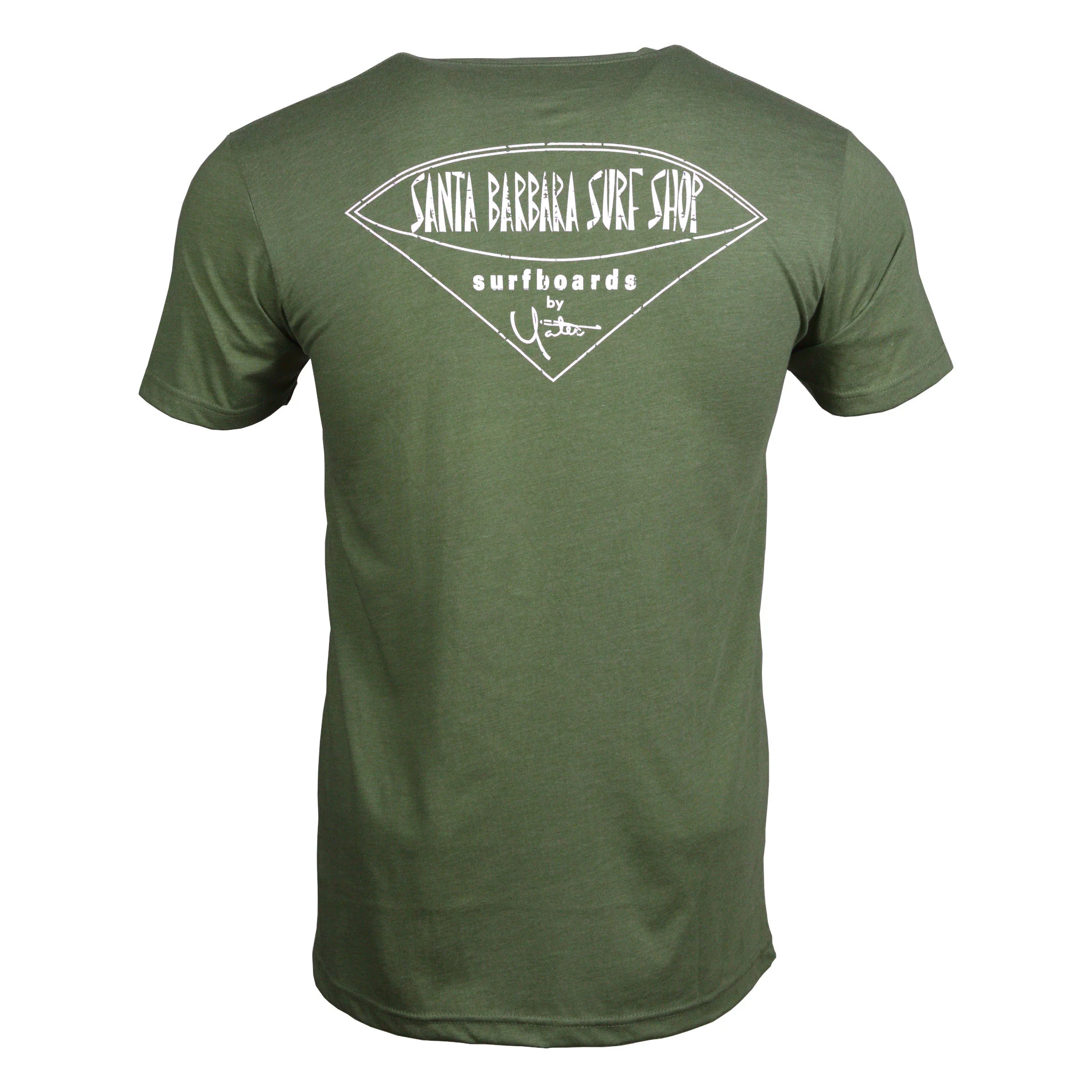 Santa Barbara Surf Shop Distressed Logo Short Sleeve T-Shirt - Image 6