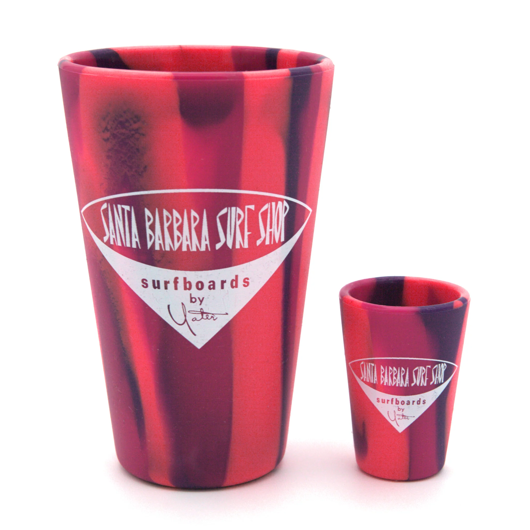 Santa Barbara Surf Shop SiliPint© Pint & Shot Glasses - Image 5