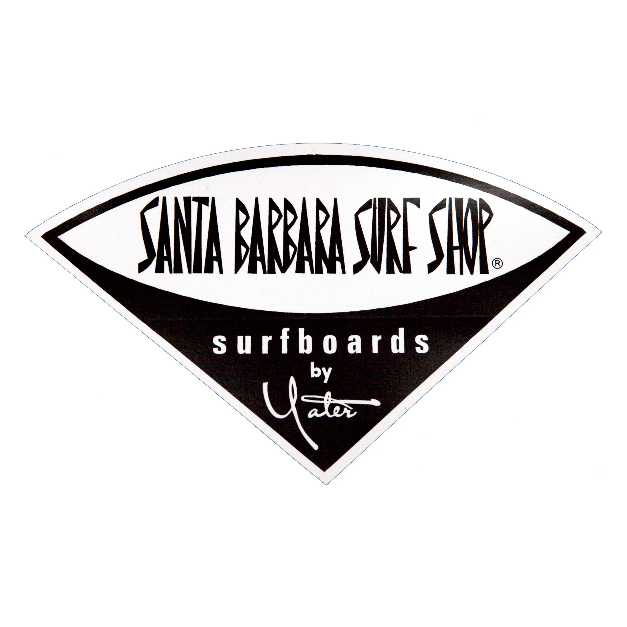 Santa Barbara Surf Shop Classic Vinyl Stickers - Image 3