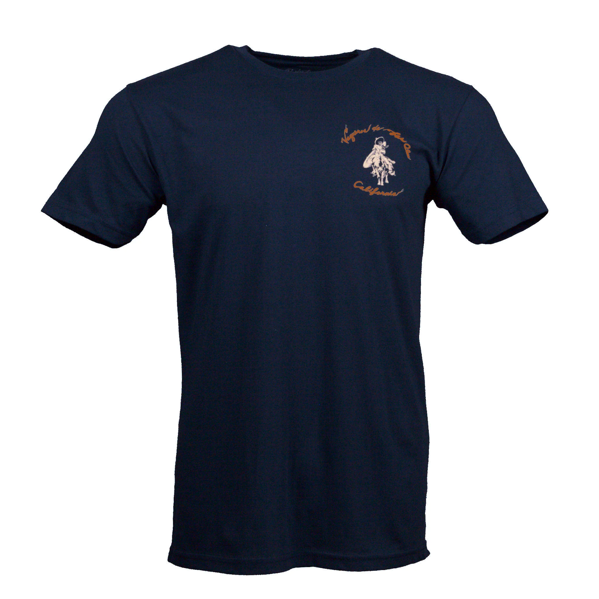 Vaqueros de las Olas Short Sleeve T-Shirt - Indigo / Rust - Image 2