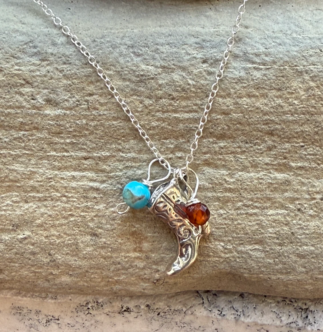 Western Beach House Girl Necklace