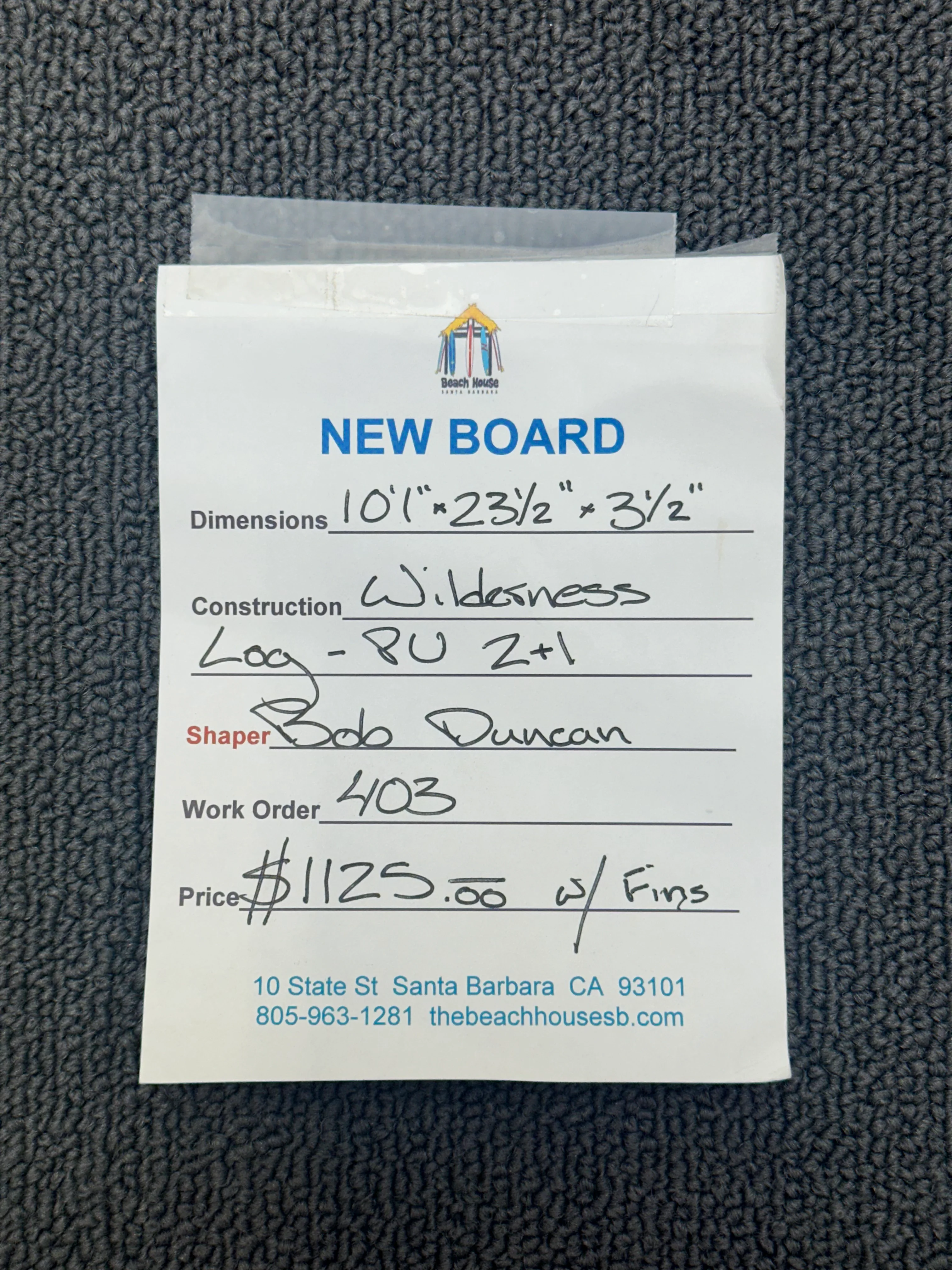 *SOLD* Wilderness | 10'1" Log 2+1 - Image 3